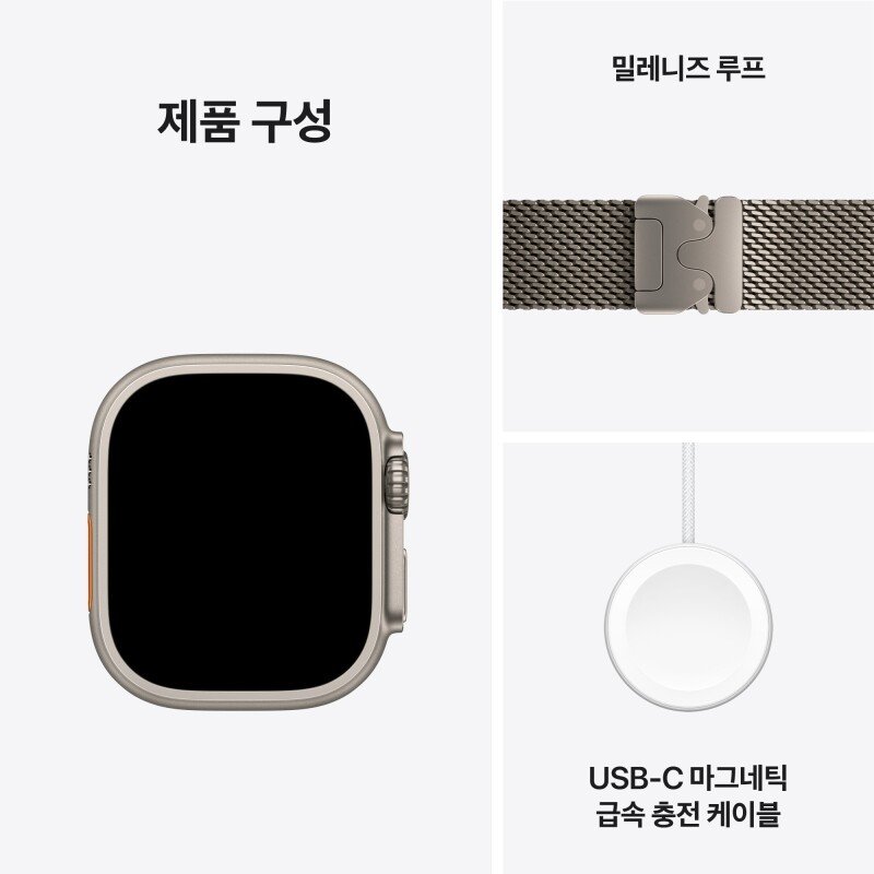 Apple Watch Ultra 2 밀레니즈 루프